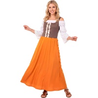 Costume de serveuse médiévale pour femme