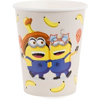 Gobelets Minions amusants 250 ml - lot de 6