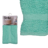 Serviette de 150 x 90 cm unie bleu foncé