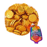 Pièces de chocolat au lait assorties - 500 g