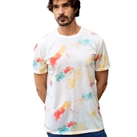 T-shirt en polyester 100% respirant de 160 g avec peinture pour homme - 1 unité