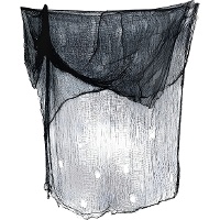 Rideau de toile d'araignée blanche de 5 x 2 m