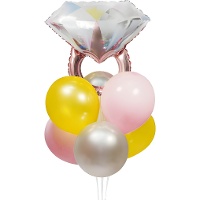 Bouquet mini de bague de fiançailles - 8 unités