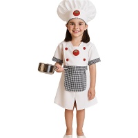 Déguisement de chef cuisinier pour fille