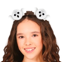 Bandeau avec fantômes pompon