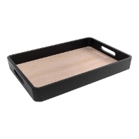 Plateau effet bambou de 34 x 24 cm