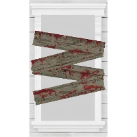 Décoration murale de planches en plastique de 68,5 X 12,7 cm - 4 unités