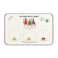 Set de table individuel Chers Rois Mages 43 x 28 cm - 1 unité