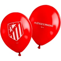 Ballons en latex Atlético de Madrid 30 cm - lot de 6