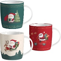 Mug de 350 ml sur le thème du père Noël, modèles assortis - 1 unité