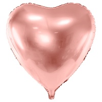 Ballon coeur XXL de couleurs de 72 x 73 cm - PartyDeco - 1 unité