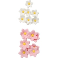Décorations comestibles en sucre - Marguerites - Dekora - 14 unités