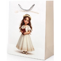 Sac de communion pour fille avec Bible 32 x 26 x 12 cm