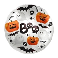 Ballon citrouilles Boo de 43 cm - Premioloon