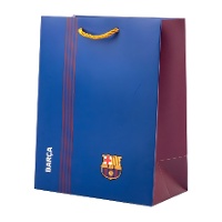 Sac cadeau 40 x 30 x 12 cm aux couleurs blaugrana