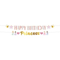 Guirlande de princesse pour anniversaire de 1,5 m
