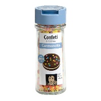 Vermicelles de confetti colorés 55 gr - Carmencita