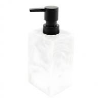 Distributeur de savon en marbre translucide de 16,5 cm - 1 unité