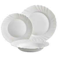 Vaisselle en relief - 18 pièces