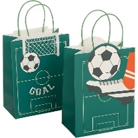 Sac cadeau de football de 14 x 11,5 x 6,7 cm - 1 unité
