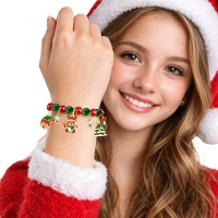 Bracelet à breloques de Noël