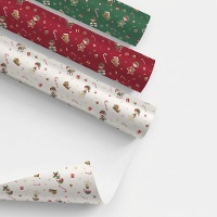 Papier cadeau Elfes 2 x 0,70 m - 1 unité