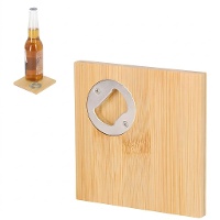 Sous-verre avec décapsuleur