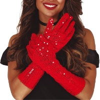 Gants longs à sequins de 39 cm
