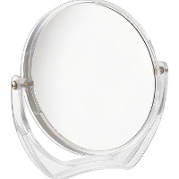 Miroir de table rotatif transparent 19 x 18 x 2 cm