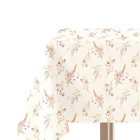 Nappe de 2,00 x 1,45 m en tissu à fleurs