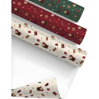 Papier cadeau Tió de Nadal 2 x 0,70 m - 1 unité