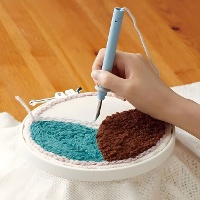 Cadre pour aiguille punch avec pieds de 18 cm - Clover