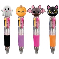 Stylo multicolore Halloween Lil Monsters - 1 unité