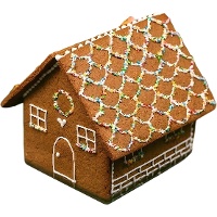 Kit de maison en pain d'épices à monter