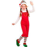 Costume d'elfe joyeux pour fille