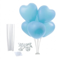Centre de table pour ballons transparents - 8 pièces