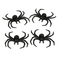 Araignées 7 cm - lot de 4